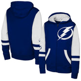 Tampa Bay Lightning Youth Face Off Full-Zip Hoodie - Blue | NHL Lifestyle
