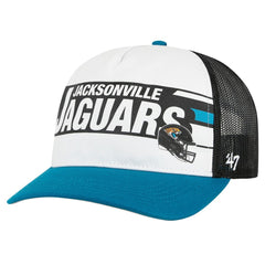 Jacksonville Jaguars '47 Youth Trucker Adjustable Hat - White/Teal - 47 brand