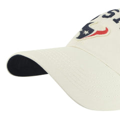 Houston Texans '47 Clubhouse Faber Clean Up Adjustable Hat - Cream - 47 brand