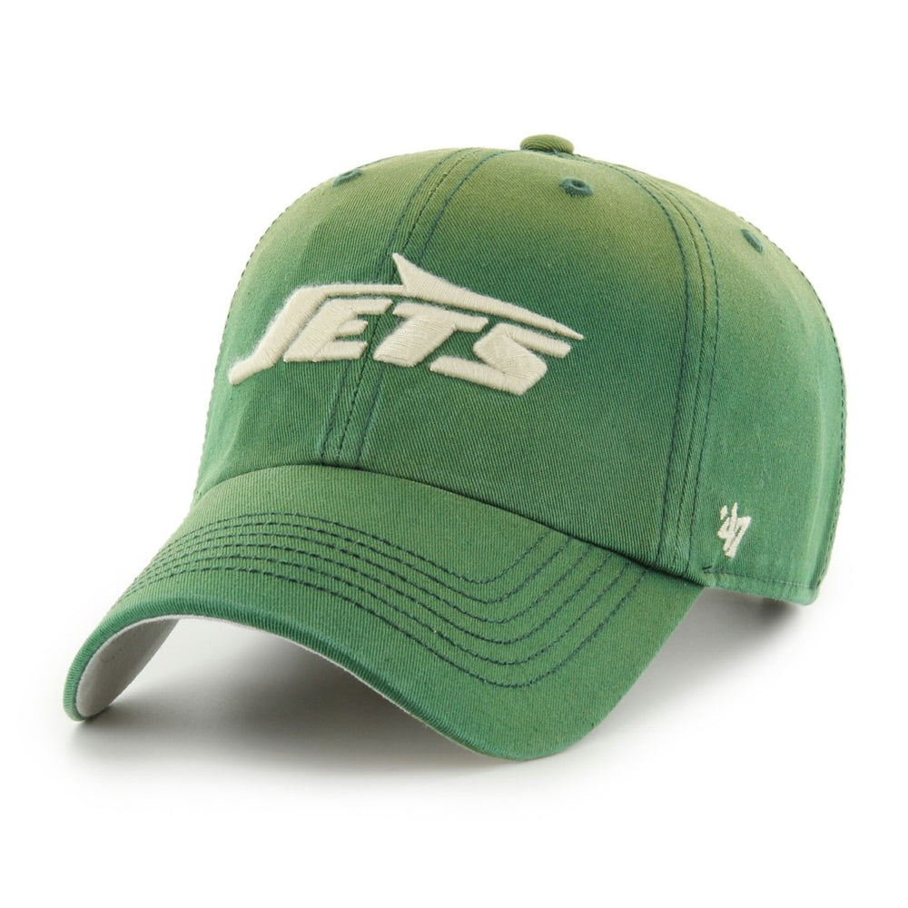 New York Jets '47 Dusted Relaxed Clean Up Adjustable Hat - Green - 47 brand