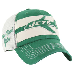 New York Jets '47 Throwback Clubhouse Boon Clean-Up Trucker Adjustable Hat - Kelly Green - 47 brand