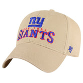 New York Giants '47 Powell MVP Adjustable Hat - Khaki - 47 brand