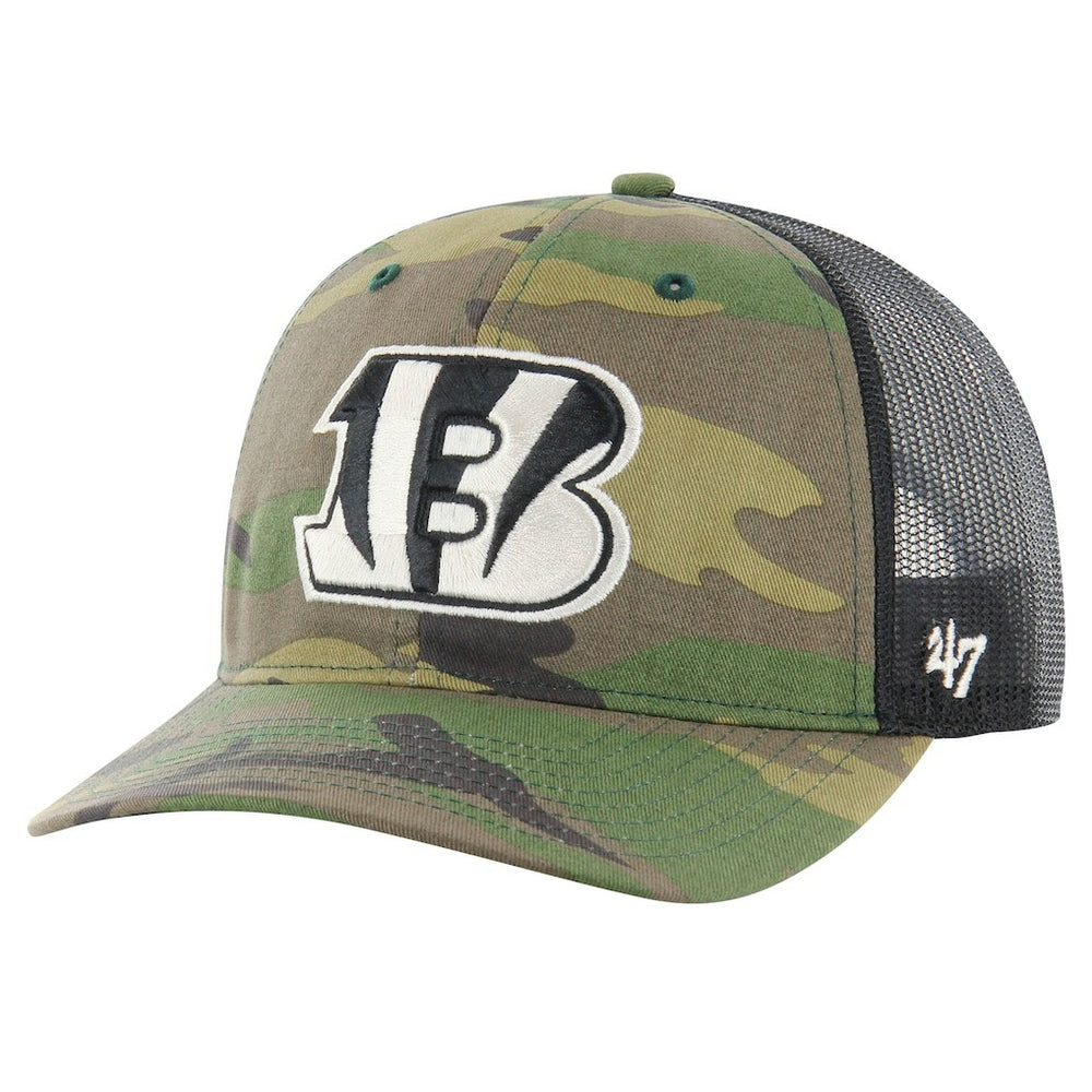Cincinnati Bengals '47 Trucker Adjustable Hat - Camo - 47 brand