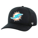 Miami Dolphins '47 Hitch Adjustable Hat - Black - 47 brand