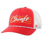 Kansas City Chiefs '47 Downburst Relaxed Hitch Trucker Adjustable Hat - Red/White - 47 brand
