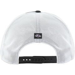 Baltimore Ravens '47 Downburst Relaxed Hitch Trucker Adjustable Hat - Black/White - 47 brand