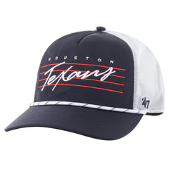 Houston Texans '47 Downburst Relaxed Hitch Trucker Adjustable Hat - Navy/White - 47 brand