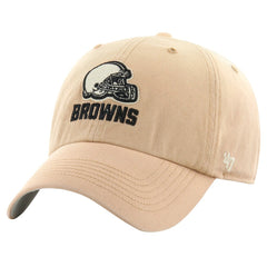 Cleveland Browns '47 Dusted Relaxed Franchise Fitted Hat - Khaki - 47 brand