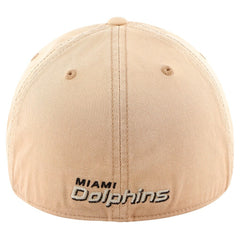 Miami Dolphins '47 Dusted Relaxed Franchise Fitted Hat - Khaki - 47 brand