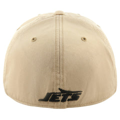 New York Jets '47 Dusted Relaxed Franchise Fitted Hat - Khaki - 47 brand