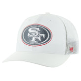 San Francisco 49ers '47 Snowball Trophy Stretch Fit Hat - White - 47 brand