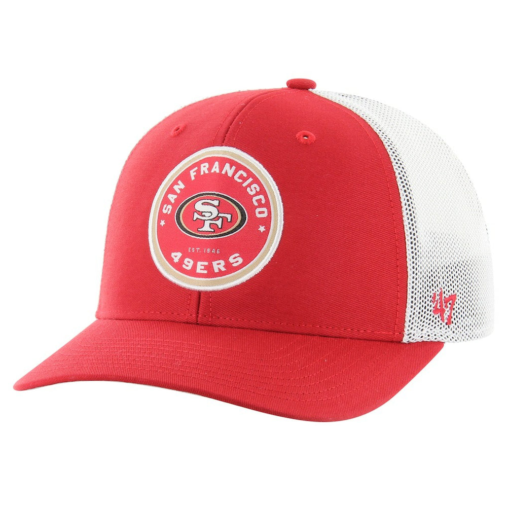 San Francisco 49ers '47 Disclose Trophy Stretch Fit Hat - Scarlet - 47 brand