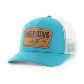 Miami Dolphins '47 Thrash Trophy Flex Hat - Aqua/White - 47 brand