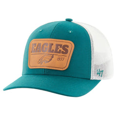 Philadelphia Eagles '47 Thrash Trophy Flex Hat - Midnight Green/White - 47 brand