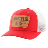 San Francisco 49ers '47 Thrash Trophy Flex Hat - Scarlet/White - 47 brand