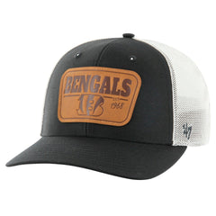 Cincinnati Bengals '47 Thrash Trophy Flex Hat - Black/White - 47 brand