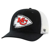 Kansas City Chiefs '47 Team Unstructured Trucker Adjustable Hat - Black/White - 47 brand