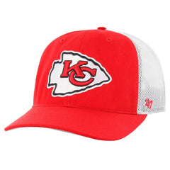 Kansas City Chiefs '47 Team Unstructured Trucker Adjustable Hat - Red/White - 47 brand