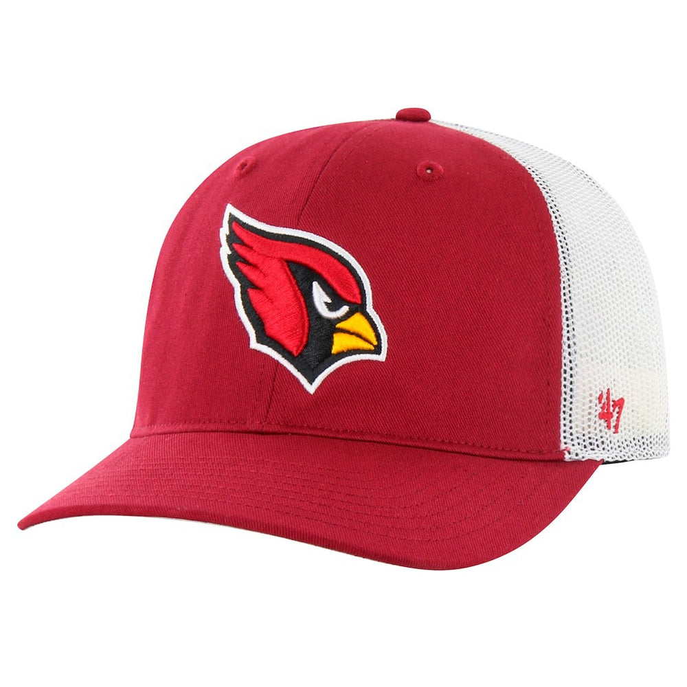 Arizona Cardinals '47 Team Unstructured Trucker Adjustable Hat - Cardinal/White - 47 brand