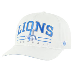 Detroit Lions '47 Roscoe Hitch Rope Adjustable Hat - White - 47 brand