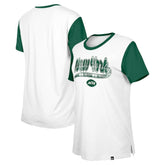 New York Jets New Era Women's 3rd Down T-Shirt - White/Green - NFL
