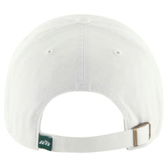 New York Jets '47 Clean Up Adjustable Hat - White - 47 brand