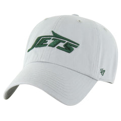 New York Jets '47 Team Clean Up Adjustable Hat - Gray - 47 brand