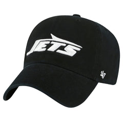 New York Jets '47 Clean Up Team Script Adjustable Hat - Black - 47 brand