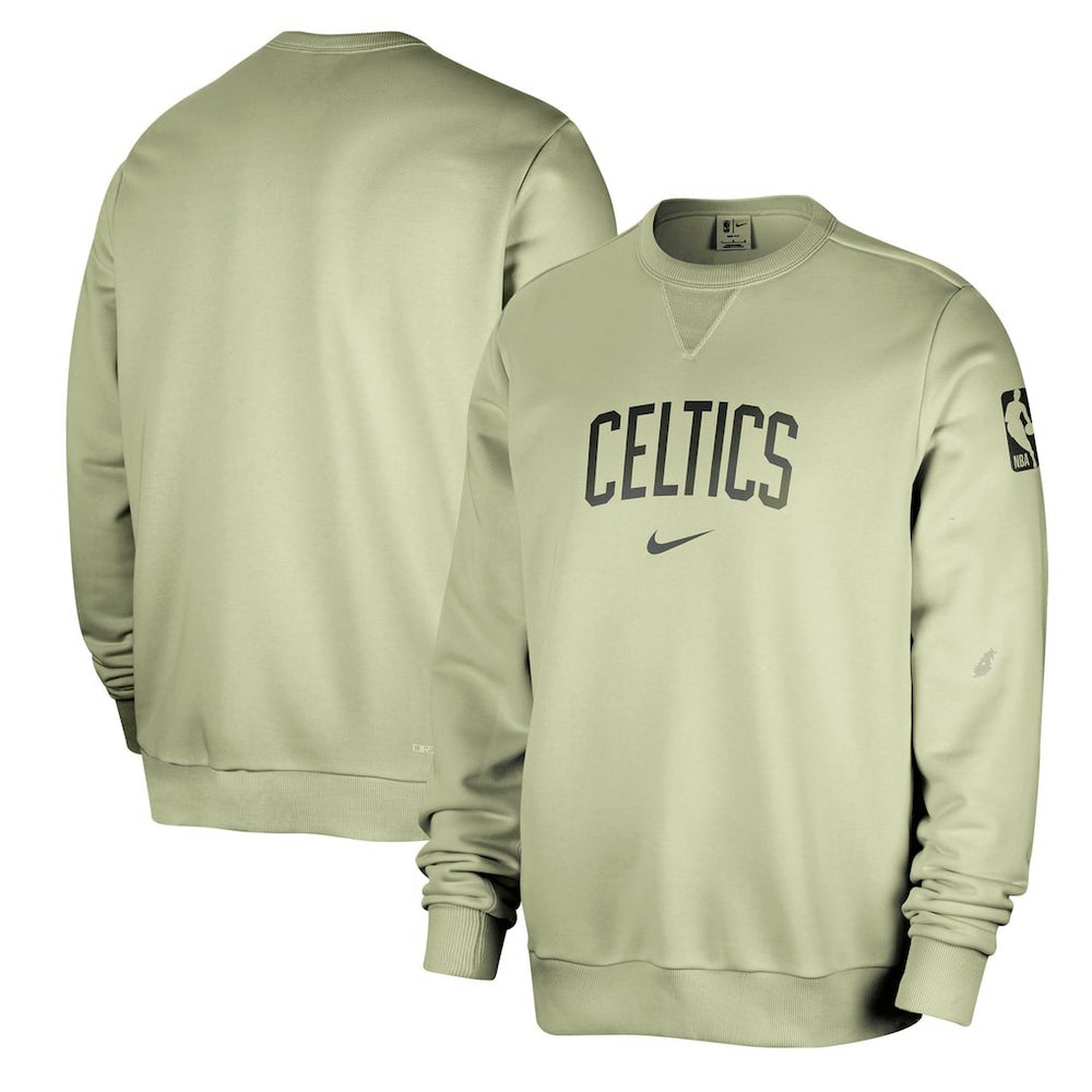 Nike Boston Celtics Courtside Standard Issue Performance Pullover Sweatshirt Green