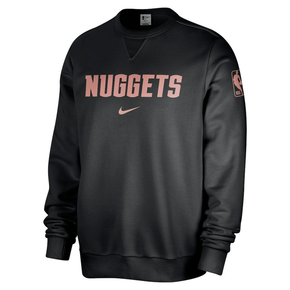Nike Denver Nuggets Courtside Standard Issue Performance Pullover Sweatshirt Black