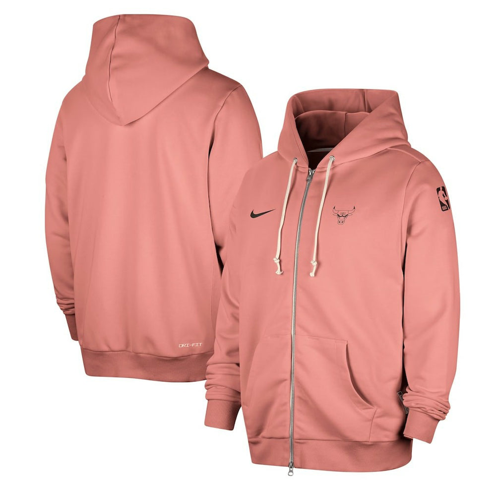 Nike Chicago Bulls Authentic Standard Issue Full-Zip Hoodie Jacket Red