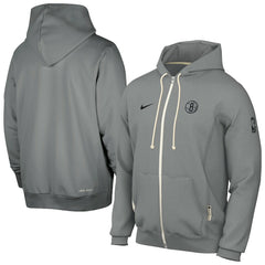 Nike Brooklyn Nets Authentic Standard Issue Full-Zip Hoodie Jacket Gray