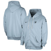 Nike Memphis Grizzlies Authentic Standard Issue Full-Zip Hoodie Jacket Light Blue