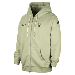 Nike Milwaukee Bucks Authentic Standard Issue Full-Zip Hoodie Jacket Green