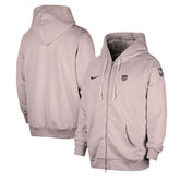 Nike Sacramento Kings Authentic Standard Issue Full-Zip Hoodie Jacket Purple