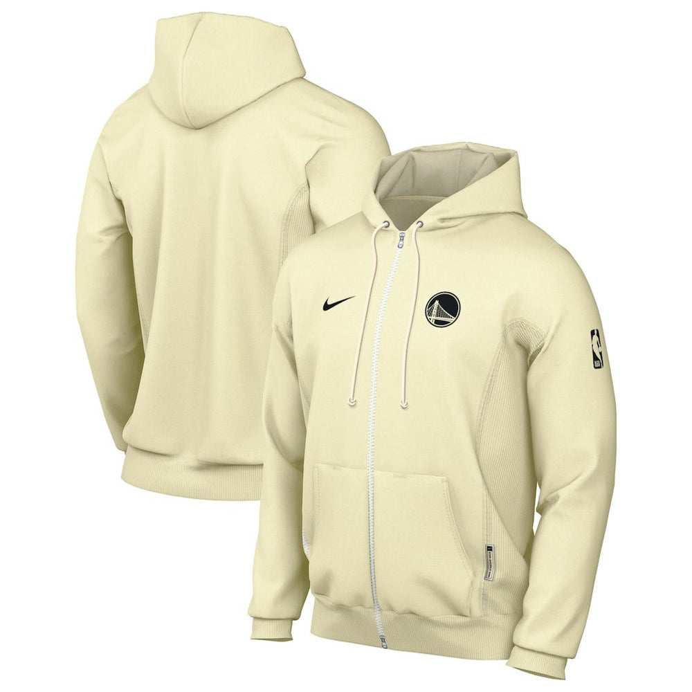 Nike Golden State Warriors Authentic Standard Issue Full-Zip Hoodie Jacket Gray