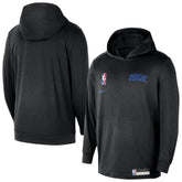 Nike Orlando Magic 2024/25 On-Court Authentic Practice Yoga Restore Lightweight Pullover Hoodie Black
