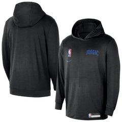 Nike Orlando Magic 2024/25 On-Court Authentic Practice Yoga Restore Lightweight Pullover Hoodie Black