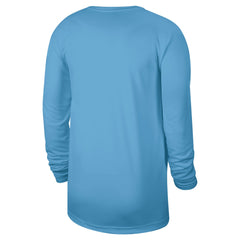 Nike Memphis Grizzlies 2024/25 Legend On-Court Practice Long Sleeve T-Shirt Light Blue
