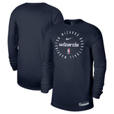 Nike Washington Wizards 2024/25 Legend On-Court Practice Long Sleeve T-Shirt Navy