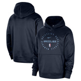 Nike Memphis Grizzlies 2024/25 Spotlight On-Court Practice Performance Pullover Hoodie Navy