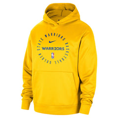 Nike Golden State Warriors 2024/25 Spotlight On-Court Practice Performance Pullover Hoodie Gold