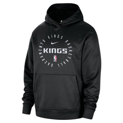 Nike Sacramento Kings 2024/25 Spotlight On-Court Practice Performance Pullover Hoodie Black