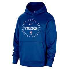 Nike Philadelphia 76ers 2024/25 Spotlight On-Court Practice Performance Pullover Hoodie Royal