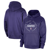 Nike Phoenix Suns 2024/25 Spotlight On-Court Practice Performance Pullover Hoodie Purple