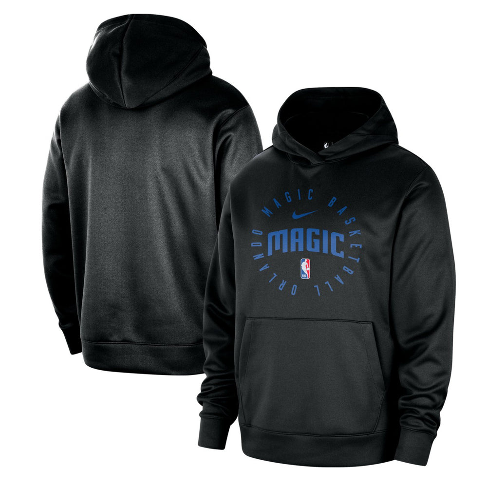 Nike Orlando Magic 2024/25 Spotlight On-Court Practice Performance Pullover Hoodie Black