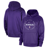Nike Sacramento Kings 2024/25 Spotlight On-Court Practice Performance Pullover Hoodie Purple