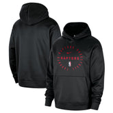 Nike Toronto Raptors 2024/25 Spotlight On-Court Practice Performance Pullover Hoodie Black