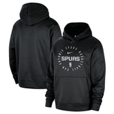 Nike San Antonio Spurs 2024/25 Spotlight On-Court Practice Performance Pullover Hoodie Black