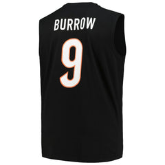 Joe Burrow Cincinnati Bengals Big & Tall Muscle Tank Top - Black - Fanatics